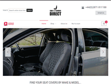 Tablet Screenshot of carseatcoversdirect.com